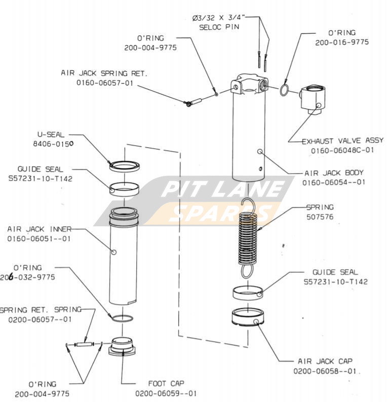 FRONT AIR JACK ASSY Diagram